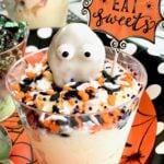 halloween ice cream cup ghost