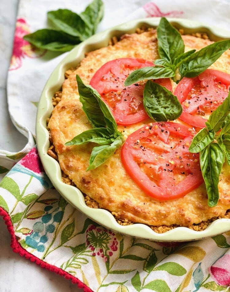 Southern Tomato Pie Quiche My Grits