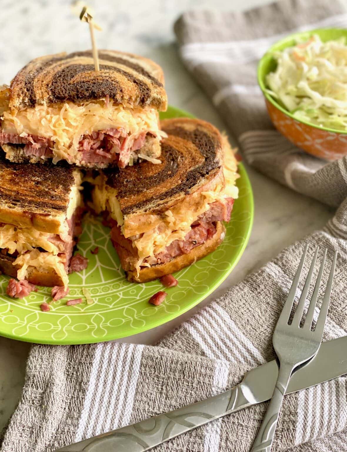Corned Beef Reuben Quiche My Grits