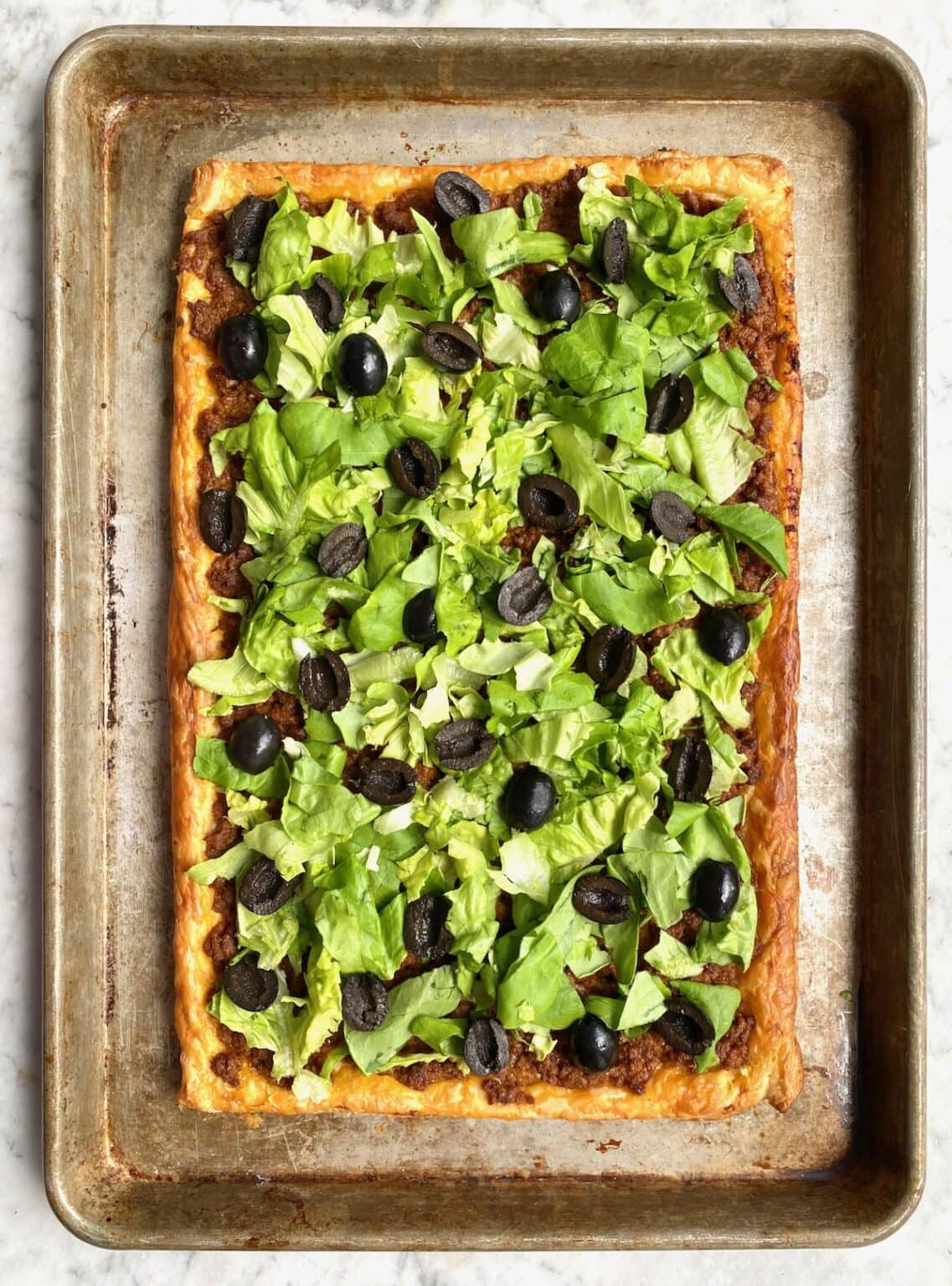 Sheet Pan Taco Bake Quiche My Grits