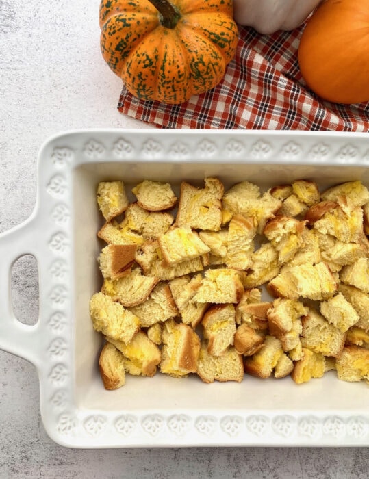 Pumpkin Brioche Bread Pudding Quiche My Grits