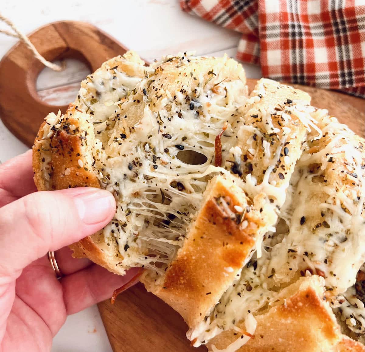 Cheese Stuffed Garlic Bread Quiche My Grits