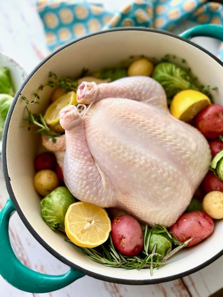 Dutch Oven Chicken and Potatoes Quiche My Grits