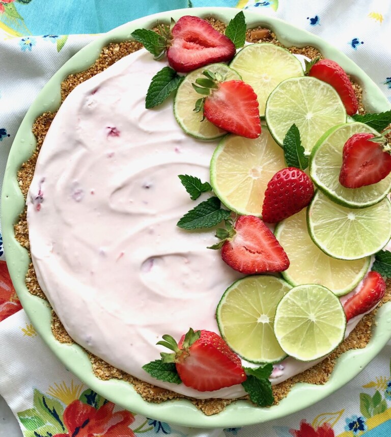 Strawberry Margarita Icebox Pie Quiche My Grits