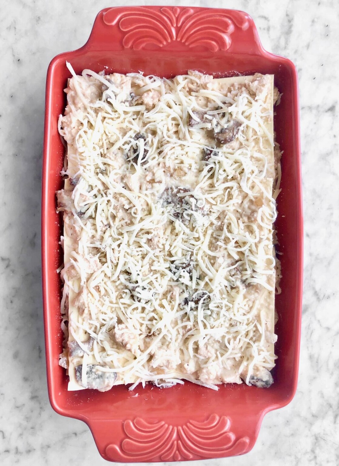 Portobello Chicken Lasagna Quiche My Grits