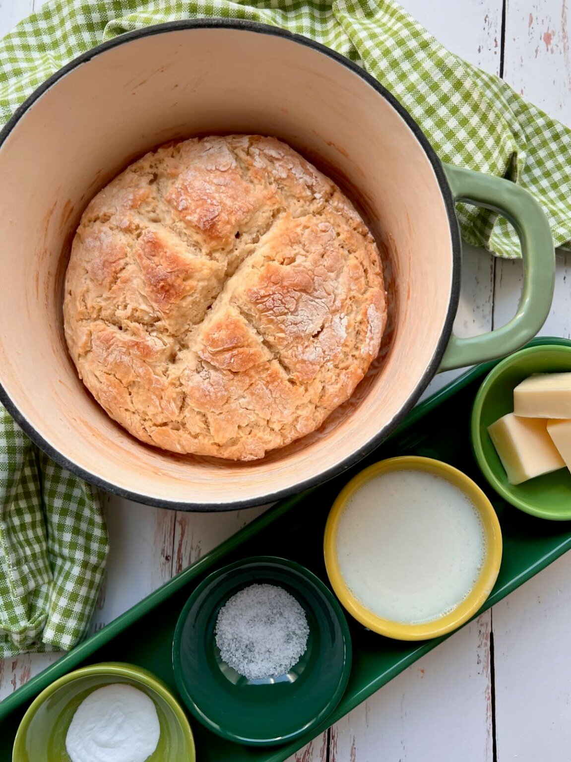 Dutch Oven Irish Soda Bread Quiche My Grits