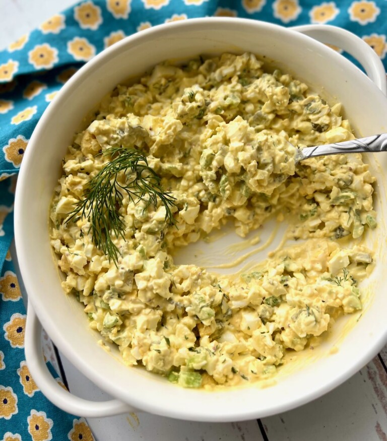 Egg Salad with Pickles Quiche My Grits