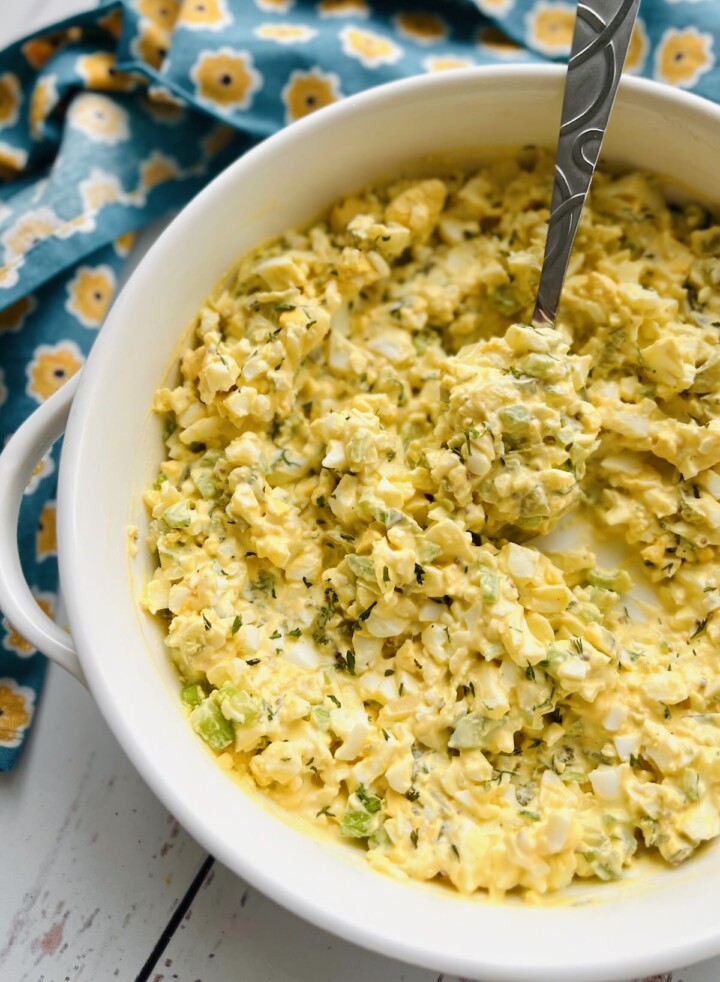 Egg Salad with Pickles - Quiche My Grits