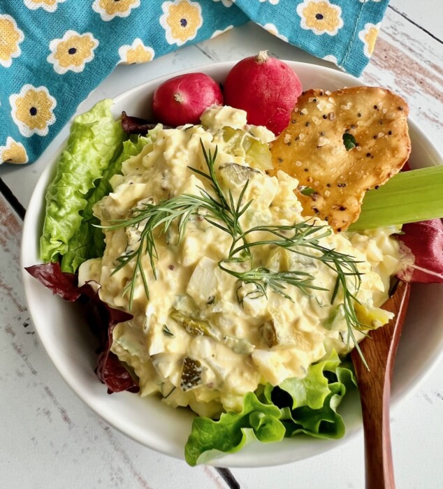 Egg Salad with Pickles Quiche My Grits