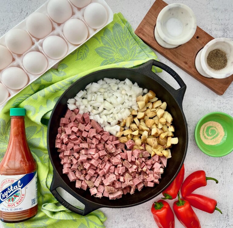 Corned Beef Hash And Eggs Quiche My Grits