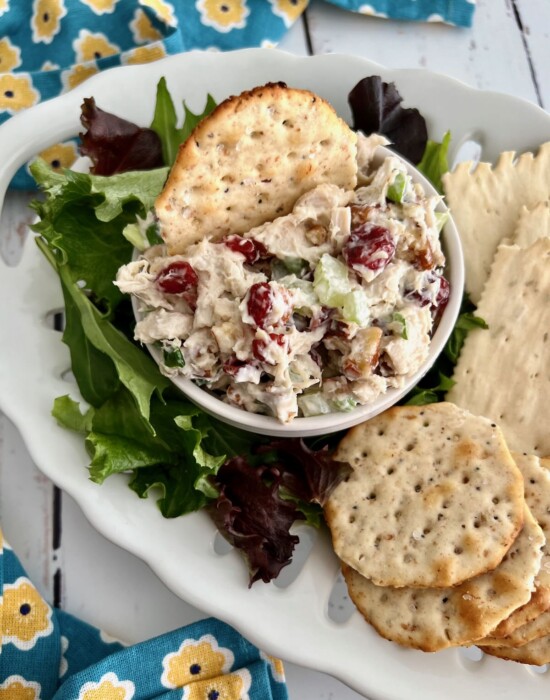 Cranberry Pecan Chicken Salad Quiche My Grits