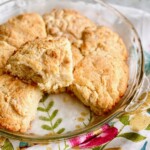 best buttermilk drop biscuits hot out of the oven.