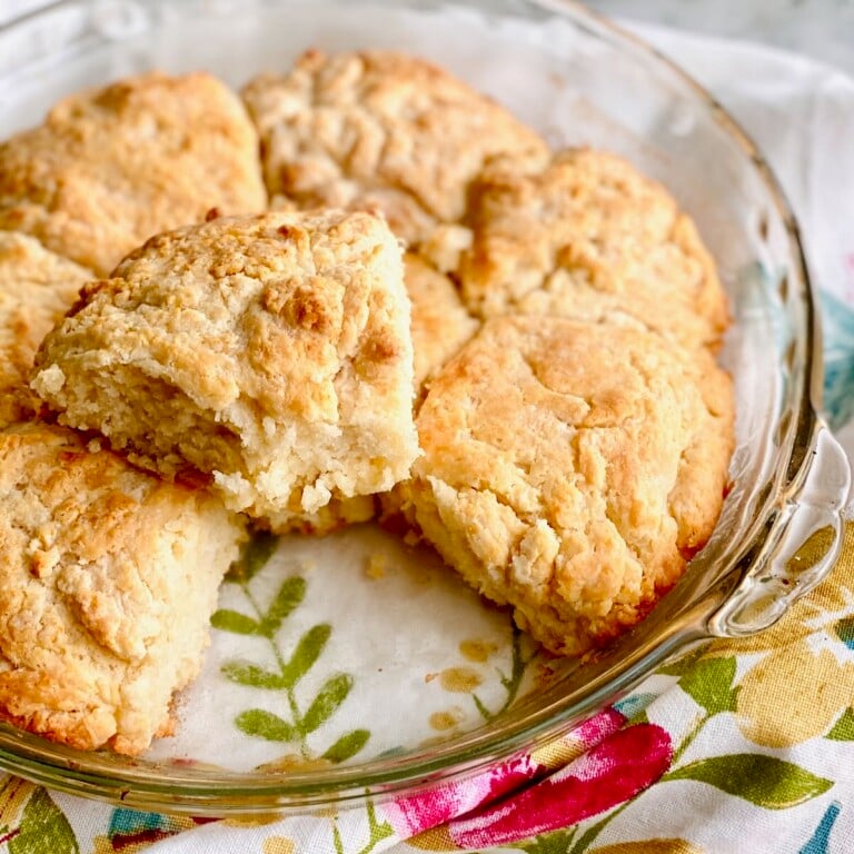 best buttermilk drop biscuits hot out of the oven.